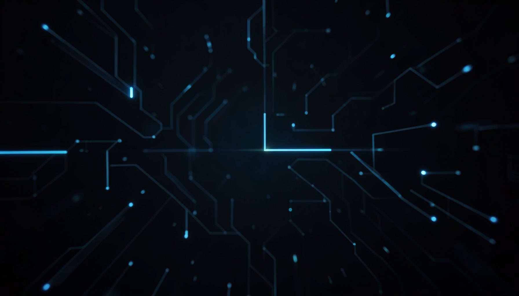 Dark abstract technology backdrop with subtle blue highlights and a clean, modern developer-focused atmosphere